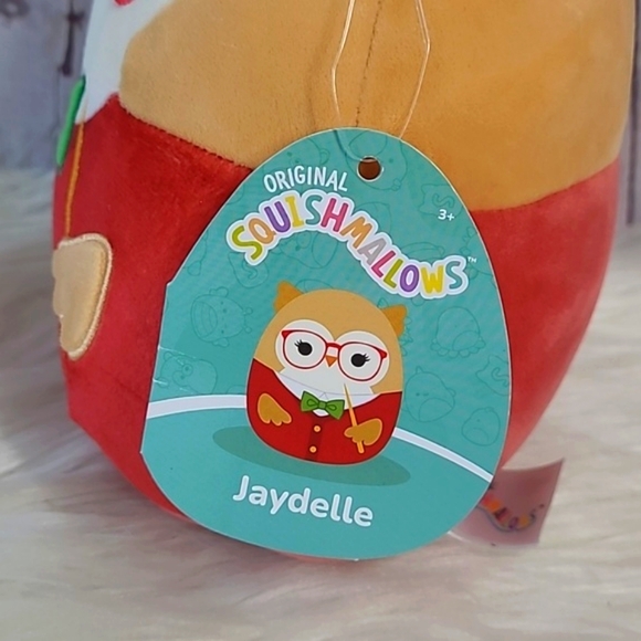 🆕️NWT Squishmallows 8 Inch JAYDELLE the Owl Teacher Back to School 2023 - Picture 9 of 16